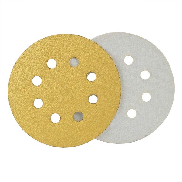Superior Pads And Abrasives 80 Grit 5 Inch Diameter 8-Holes PSA Sanding Paper (Ceramic Aluminum Oxide), PK 25 SD586P - main